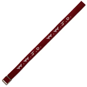 WWJD Armband: Dunkelrot