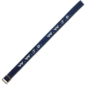 WWJD Armband: Dunkelblau