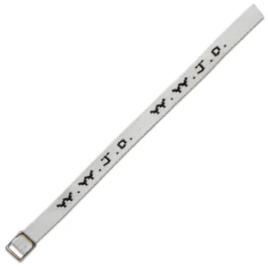 WWJD Armband: Weiss