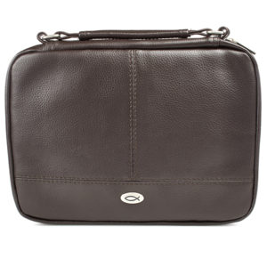 Bibelhülle: Organizer (Medium, Braun)