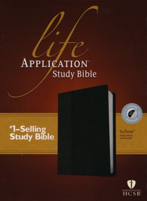 HCSB - Life Application Study Bible (TuTone leatherlike black indexed)