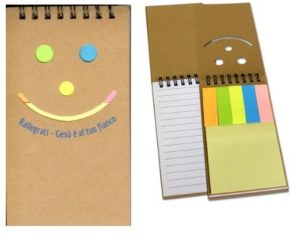 Blocco notes: Rallegrati - Gesù è al tuo fianco