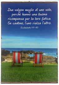 Quadro in legno: Due valgon meglio di uno solo