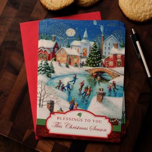 Weihnachtskarte: Blessings to you this Christmas Season (18 Stück)