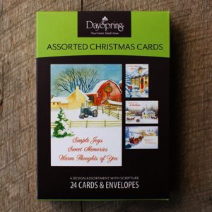 Weihnachtskarte: Nostalgic christmas (24 Stück)