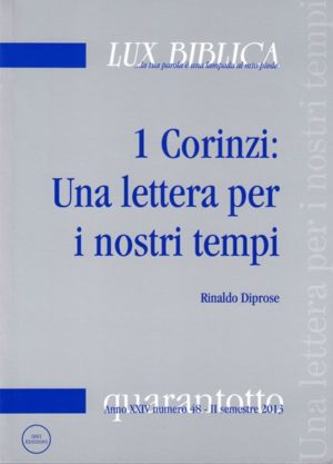 Christopher Zito - 1 Corinzi: una lettera per i nostri tempi