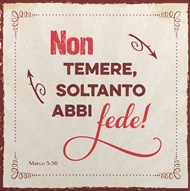 Targa in metallo: Non temere