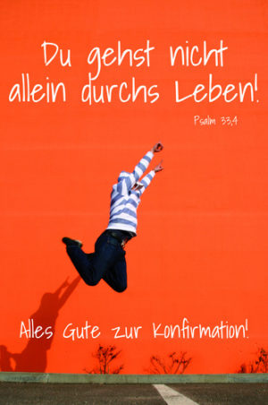 Faltkarte: Alles Gute zur Konfirmation! (5 Stk)