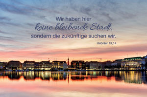 Faltkarte: Wir haben hier keine bleibende Stadt (5 Stk.)