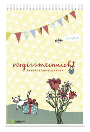 Geburtstagskalender: vergissmeinnicht (immerwährend)