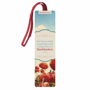 Lesezeichen: Dankbarkeit (KostbarZeichen)