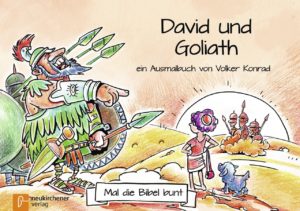 Ausmalbuch: Volker Konrad - David und Goliath