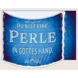 Aufstellkarte: Du bist eine Perle in Gottes Hand