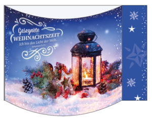 Duo-Karte: Gesegnete Weihnachtszeit