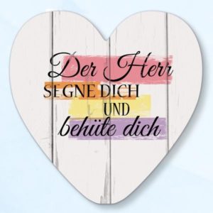 Wanddekoherz: Der Herr segne dich und behüte dich