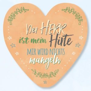 Wanddekoherz: Der Herr ist mein Hirte mir wird nichts mangeln