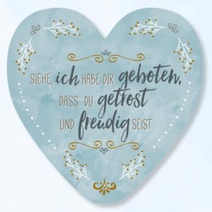 Wanddekoherz: Siehe, ich habe dir geboten