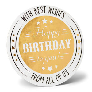 Aufstellgruss: Happy Birthday to you!