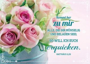 Postkarte: Kommt her zu mir...