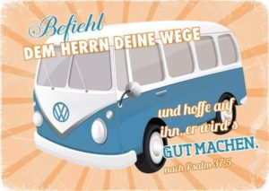 Postkarte: Befiehl dem Herrn deine Wege...