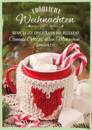 Postkarten: Fröhliche Weihnachten (12 Stück)