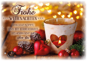 Postkarten: Frohe Weihnachten (12 Stück)