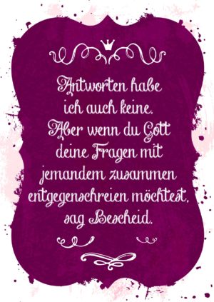 Postkartenset: Antworten habe ich auch keine. (10 Stück)