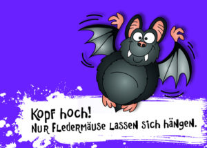 Postkarte: Kopf hoch!