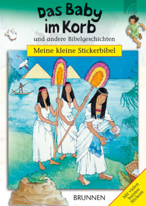 Stickerbuch: Meine kleine Stickerbibel: Das Baby im Korb