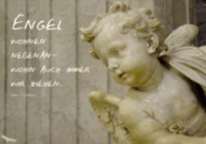 Faltkarte: Engel wohnen nebenan ...