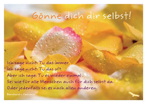 Postkarte: Gönne dich dir selbst