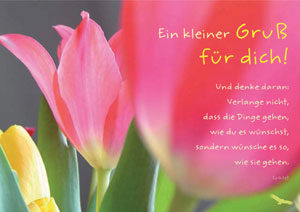 Faltkarte: Ein kleiner Gruss für dich