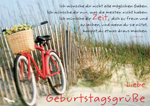 Faltkarte: Geburtstag - Ich wünsche dir nicht alle möglichen...