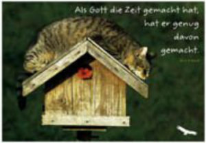 Postkarten-Serie: Als Gott die Zeit gemacht hat... (10 Stück)