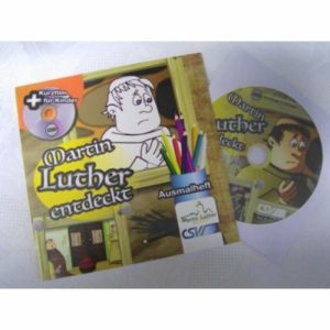 Martin Luther entdeckt (Lese- und Ausmalheft mit DVD)