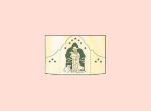 Holztransparent: Der gute Hirte