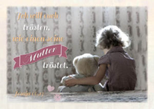 Postkarten: Ich will euch trösten, 6 Stück