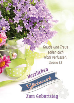 Postkarten: Geburtstag - 6 Stück