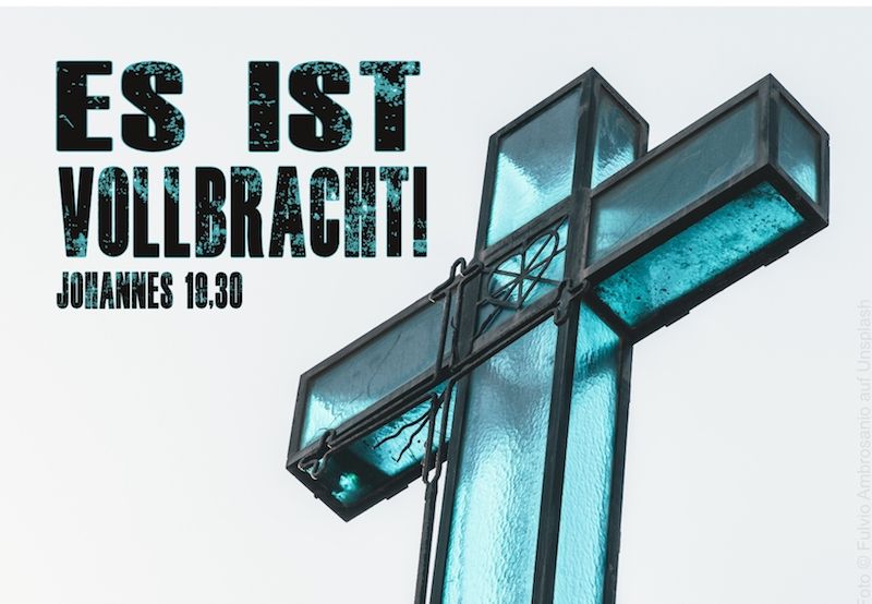 Es Ist Vollbracht Lateinisch Postkarte: Es ist vollbracht! | ilovejesus.ch