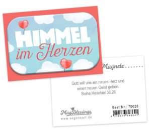 Magnet: Himmel im Herzen