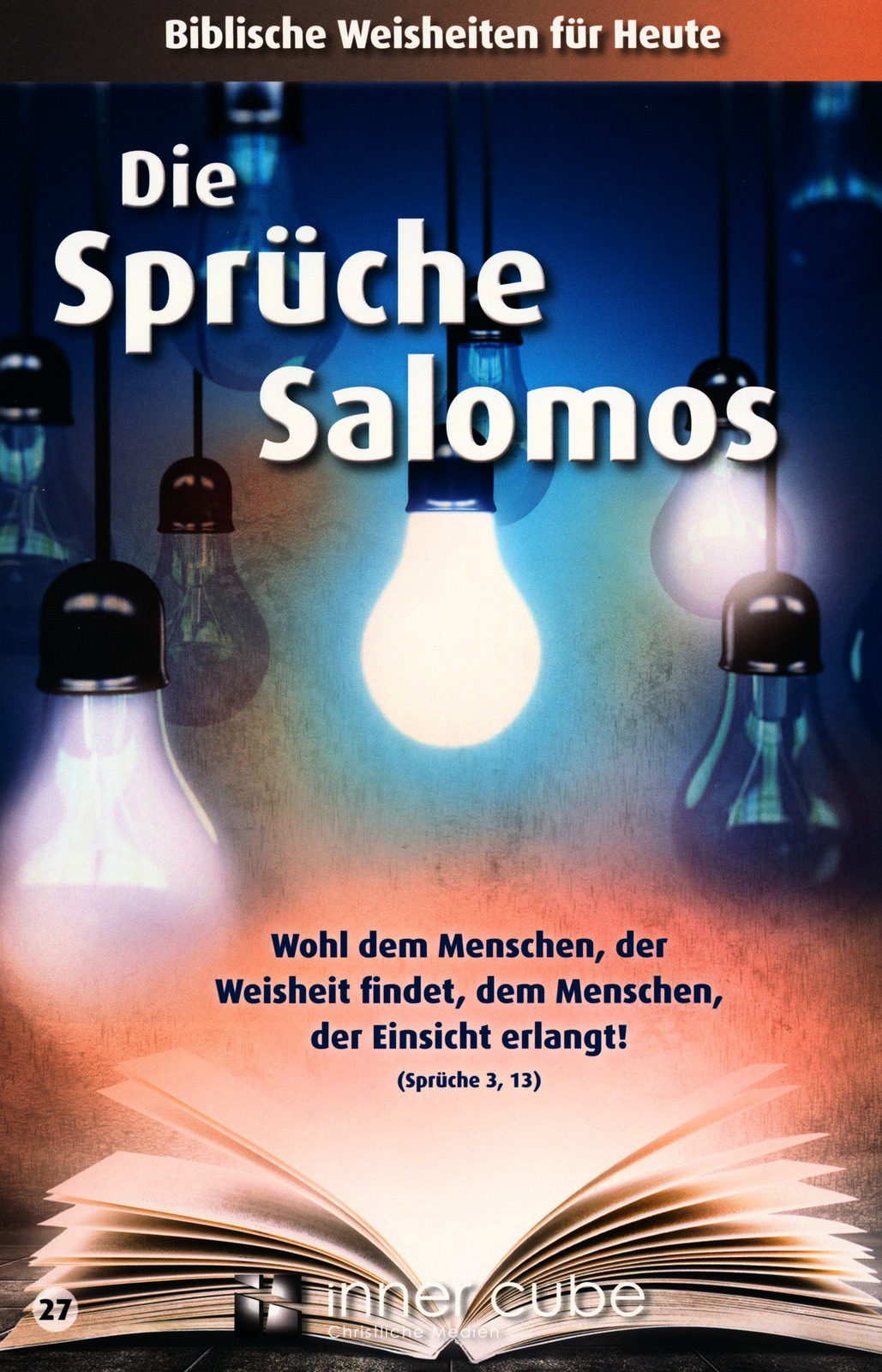 Studienfaltkarte 27 Die Sprüche Salomos ilovejesus.ch