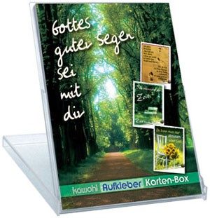 Aufkleber-Karten-Box