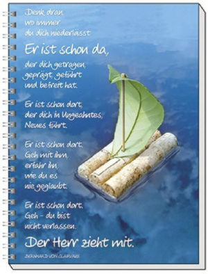 Notizbuch: Bernhard von Clairvaux - Denk dran (A5)