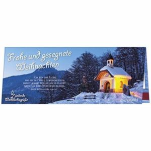 Streichholz-Adventskalender: Frohe und gesegnete Weihnachten