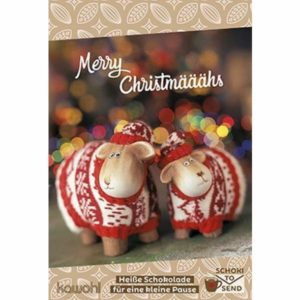 Schoki to send: Merry Christmääähs
