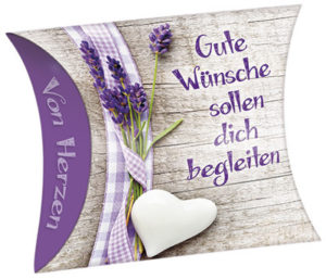 Schafmilchseife Herz: Gute Wünsche sollen dich begleiten