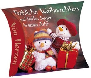 Schafmilchseife Herz: Fröhliche Weihnachten