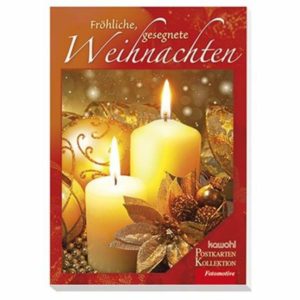 Postkartenbuch: Fröhliche, gesegnete Weihnachten