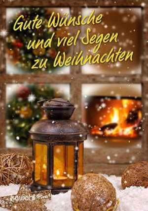 Grussheft: Gute Wünsche und viel Segen zu Weihnachten
