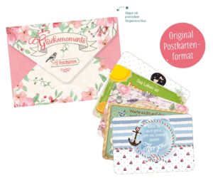 Postkarten-Set: Glücksmomente (12 Stück)